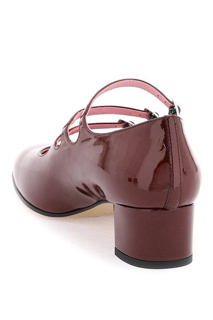 Patent Leather Kina Mary Jane  - Red