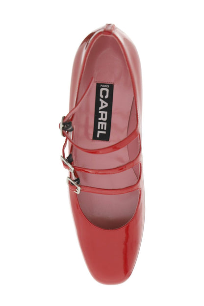 Patent Leather Kina Mary Jane  - Red