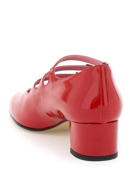 Patent Leather Kina Mary Jane  - Red