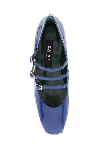 Patent Leather Kina Mary Jane  - Blue