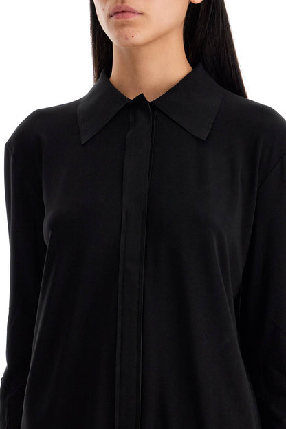 Nk Fluid Lycra Blouse For  - Black