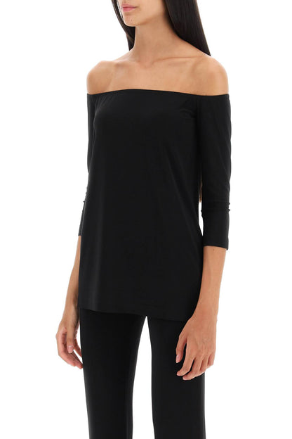 Off-the-shoulder Top  - Nero