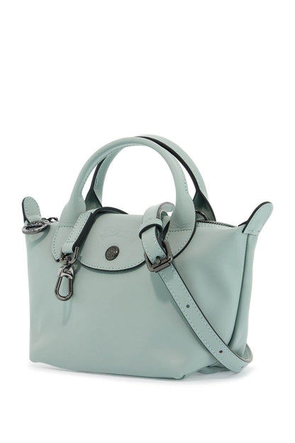 Light Green Leather Handbag Le Pliage Xtra With Zip And Handles  - Green