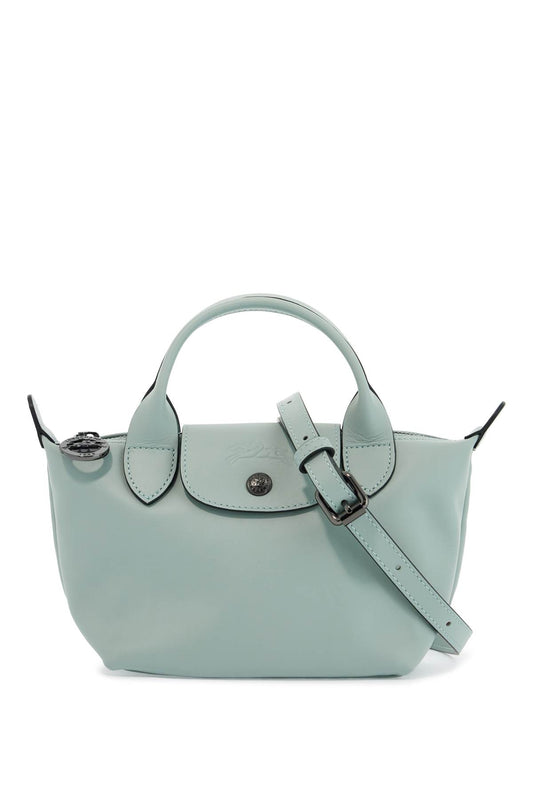 Light Green Leather Handbag Le Pliage Xtra With Zip And Handles  - Green