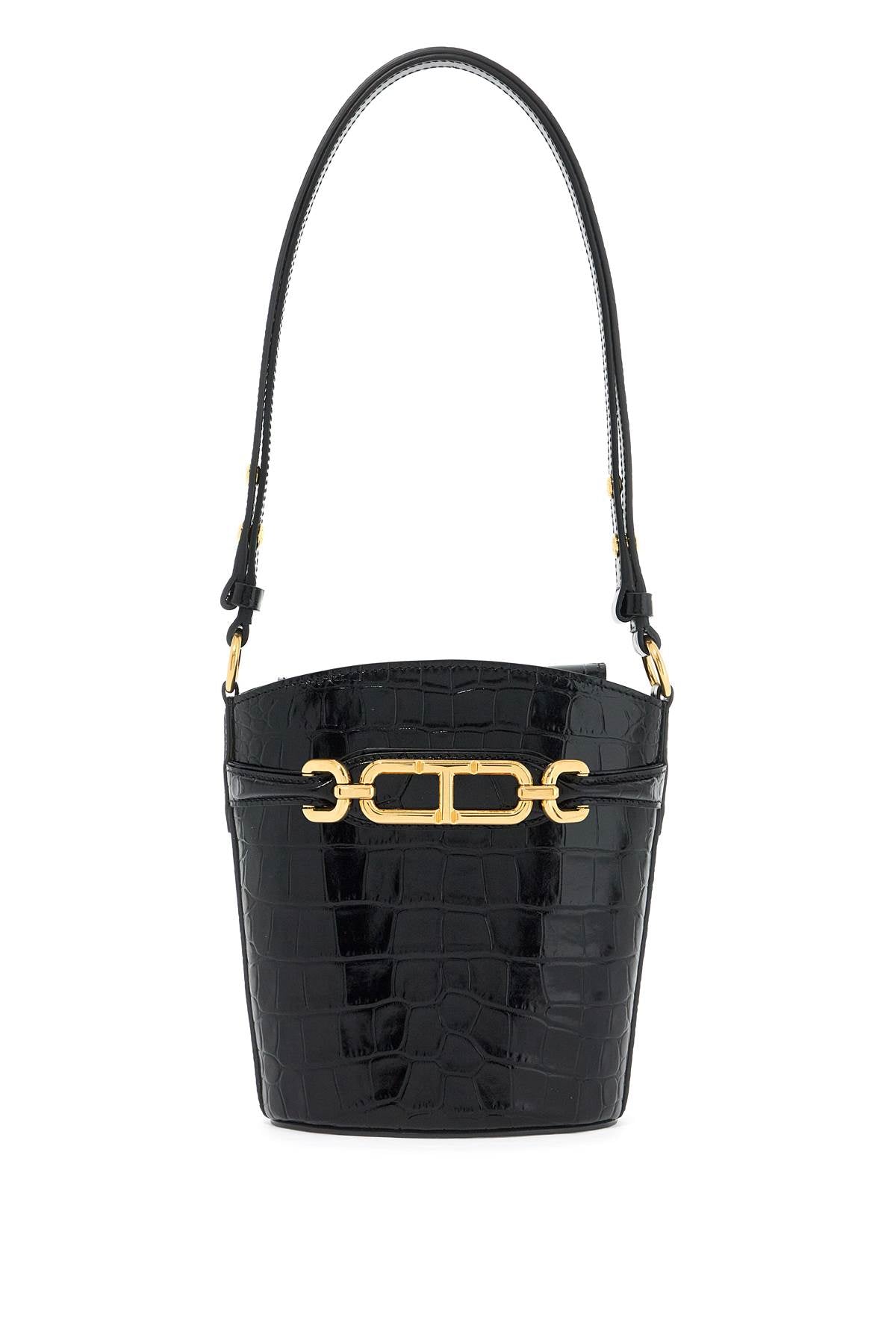 Whitney Mini Bucket Bag In  - Black