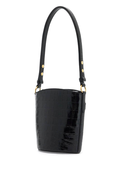 Whitney Mini Bucket Bag In  - Black