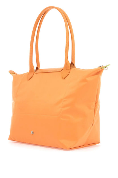 Le Pliage Green L Tote Bag  - Orange