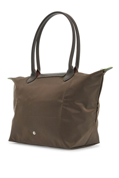 Le Pliage Green L Tote Bag  - Brown