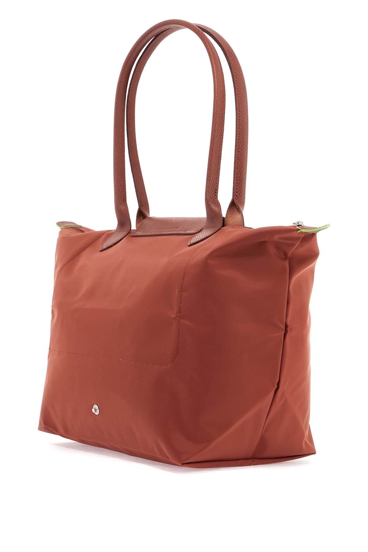 Le Pliage Green L Tote Bag  - Brown