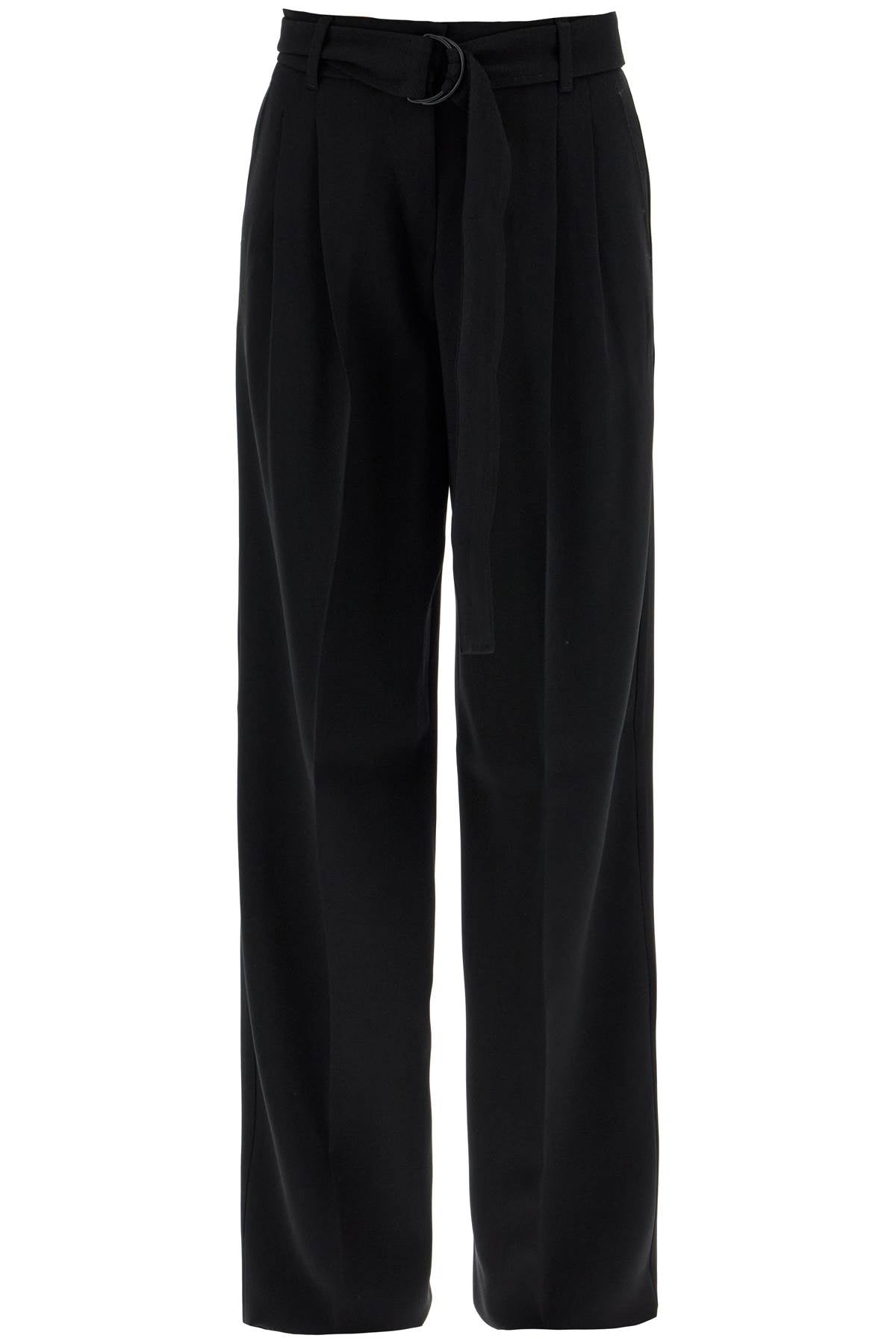 'latina' Tapered Wide Leg Pants  - Black