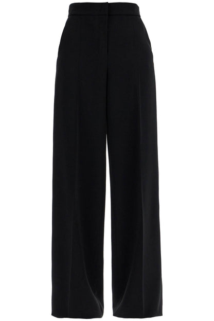 Pantaloni Dritti In Cady  - Black