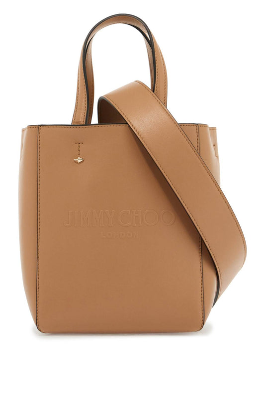 Smooth Leather Lenny N/s Tote Bag.  - Beige