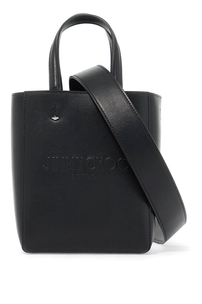 Smooth Leather Lenny N/s Tote Bag.  - Black