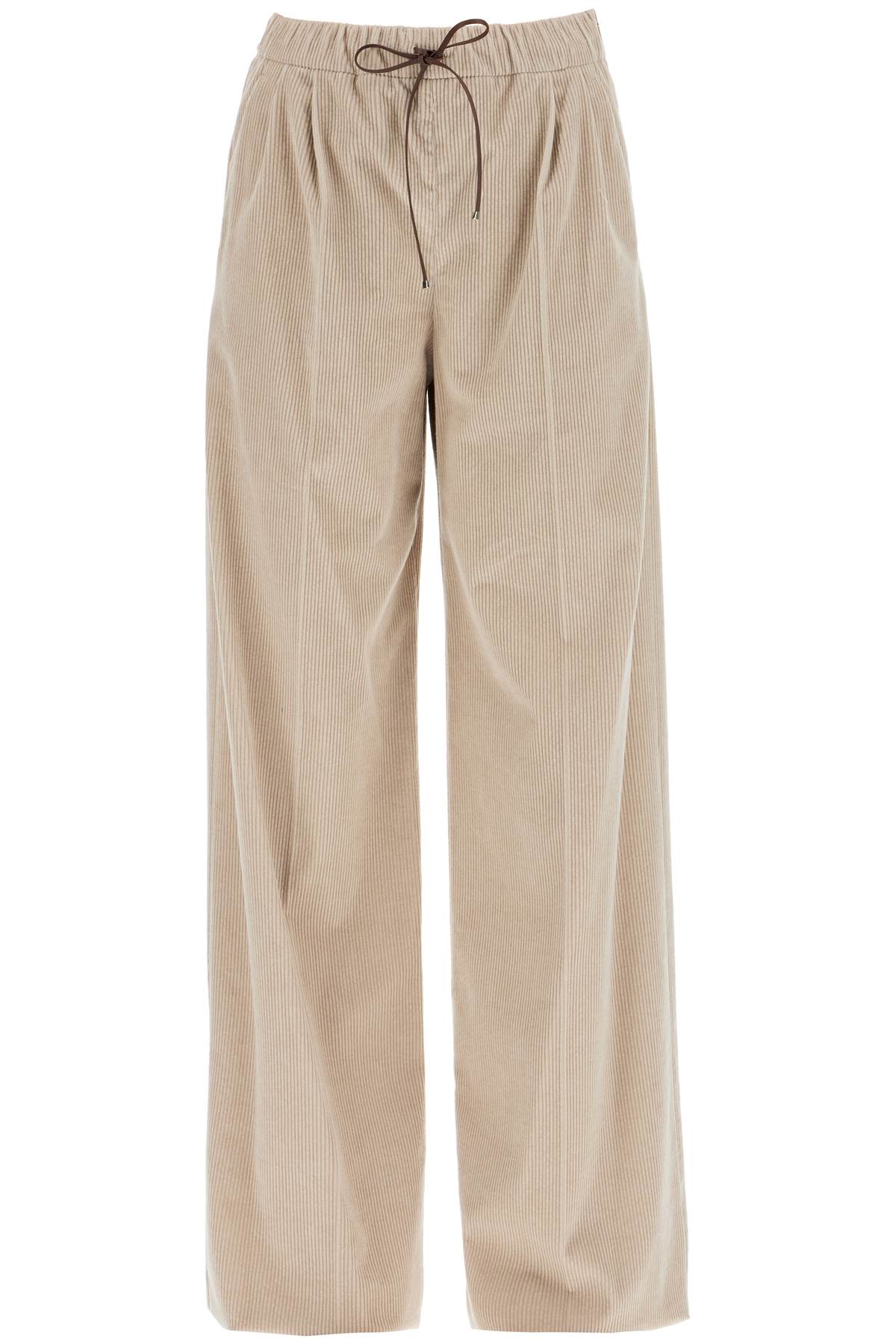 Corduroy Ribbed Pants  - Neutro