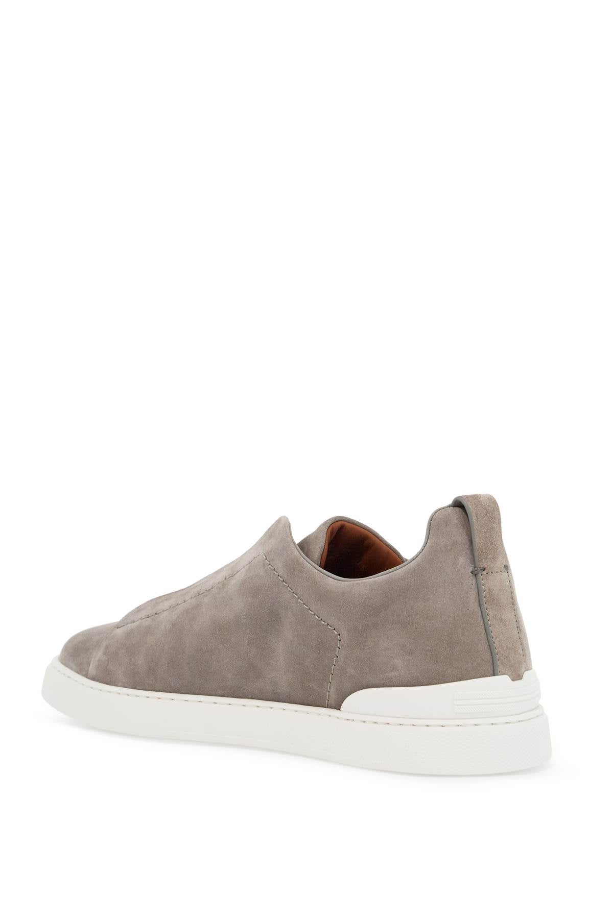 Triple Stitch Slip-on Sneakers  - Grey