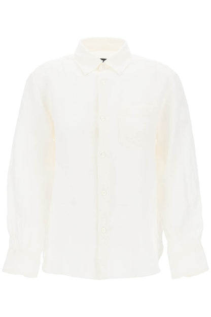 Linen Sela Shirt For  - White