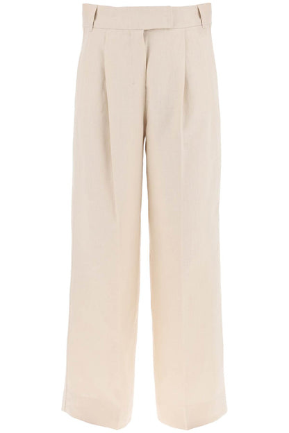 Wide-legged Lira Pants For A  - Beige