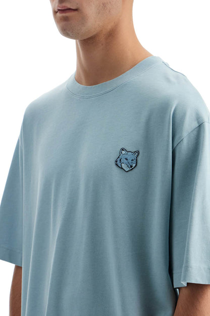 'oversized Bold Fox Head  - Light Blue