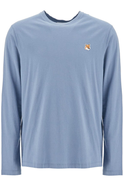 'long-sleeved Fox Head  - Light Blue