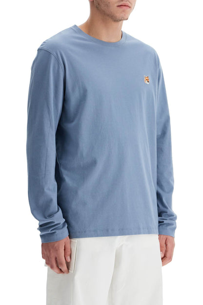 'long-sleeved Fox Head  - Light Blue