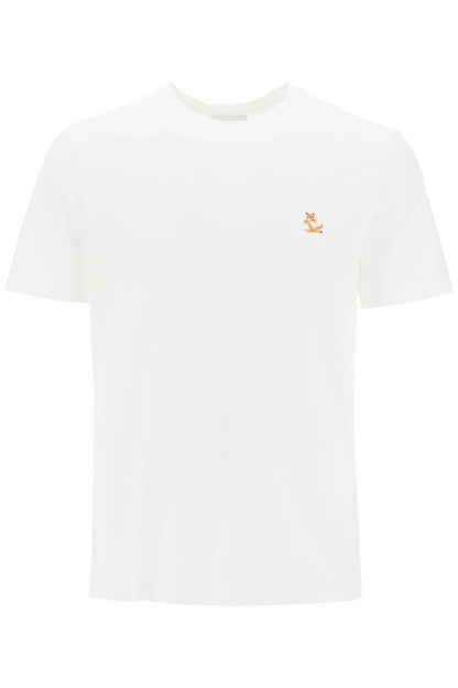 Chillax Fox Patch T-shirt  - White