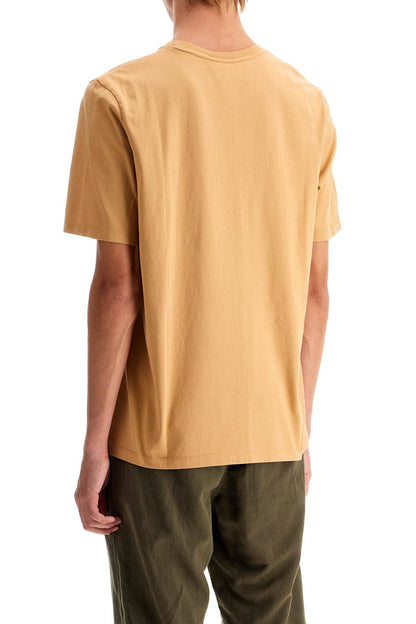 Chillax Fox Patch T-shirt  - Beige