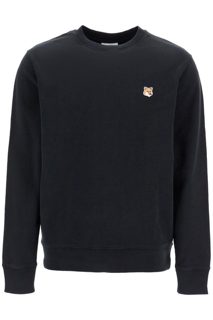 'fox Head Patch Sweatshirt With  - Black