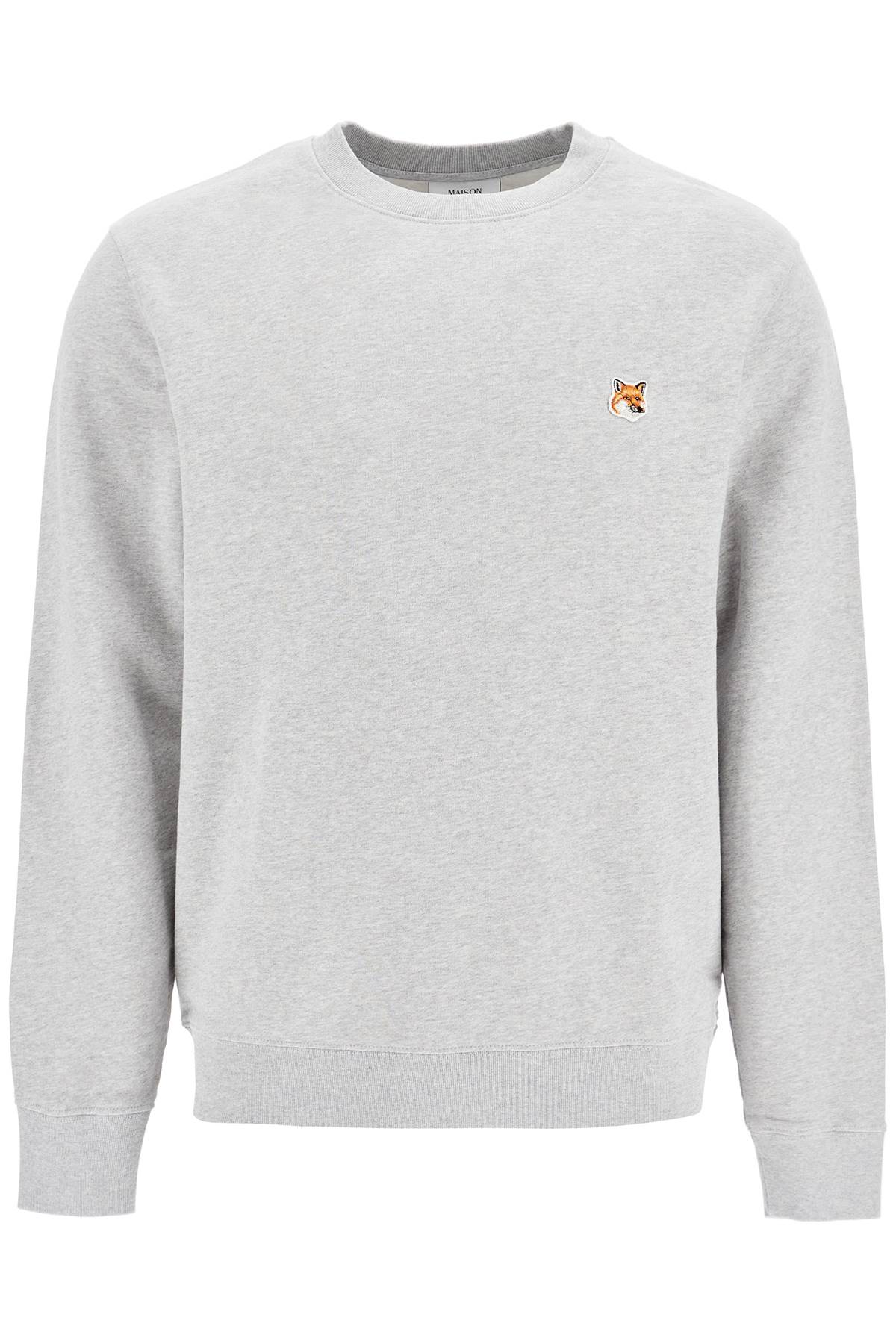 'fox Head Patch Sweatshirt With  - Grey