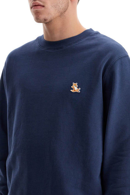 'chillax Fox Patch Sweat  - Blue