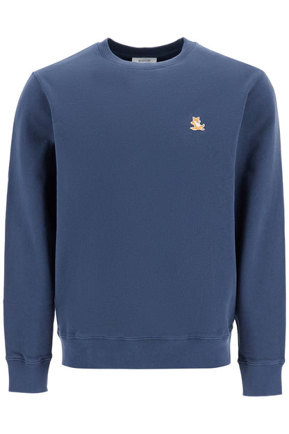 'chillax Fox Patch Sweat  - Blue