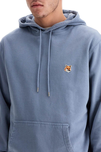 Fox Head Hooded Sweatshirt  - Light Blue