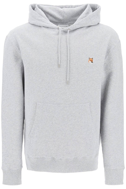 Fox Head Hooded Sweatshirt  - Grey