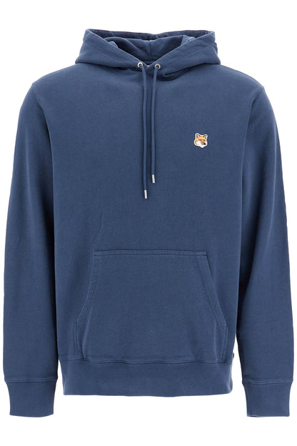 Fox Head Hooded Sweatshirt  - Blue