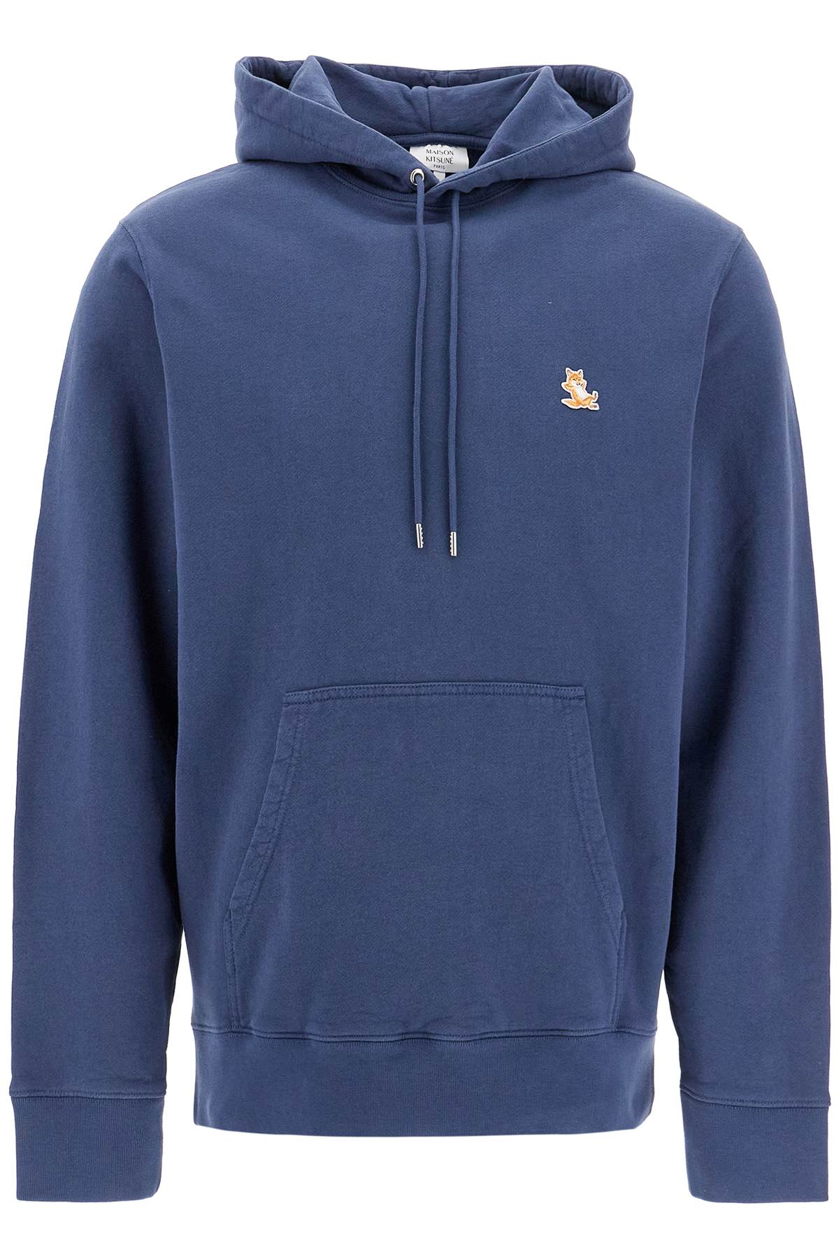 Chillax Fox Hooded Sweatshirt  - Blue