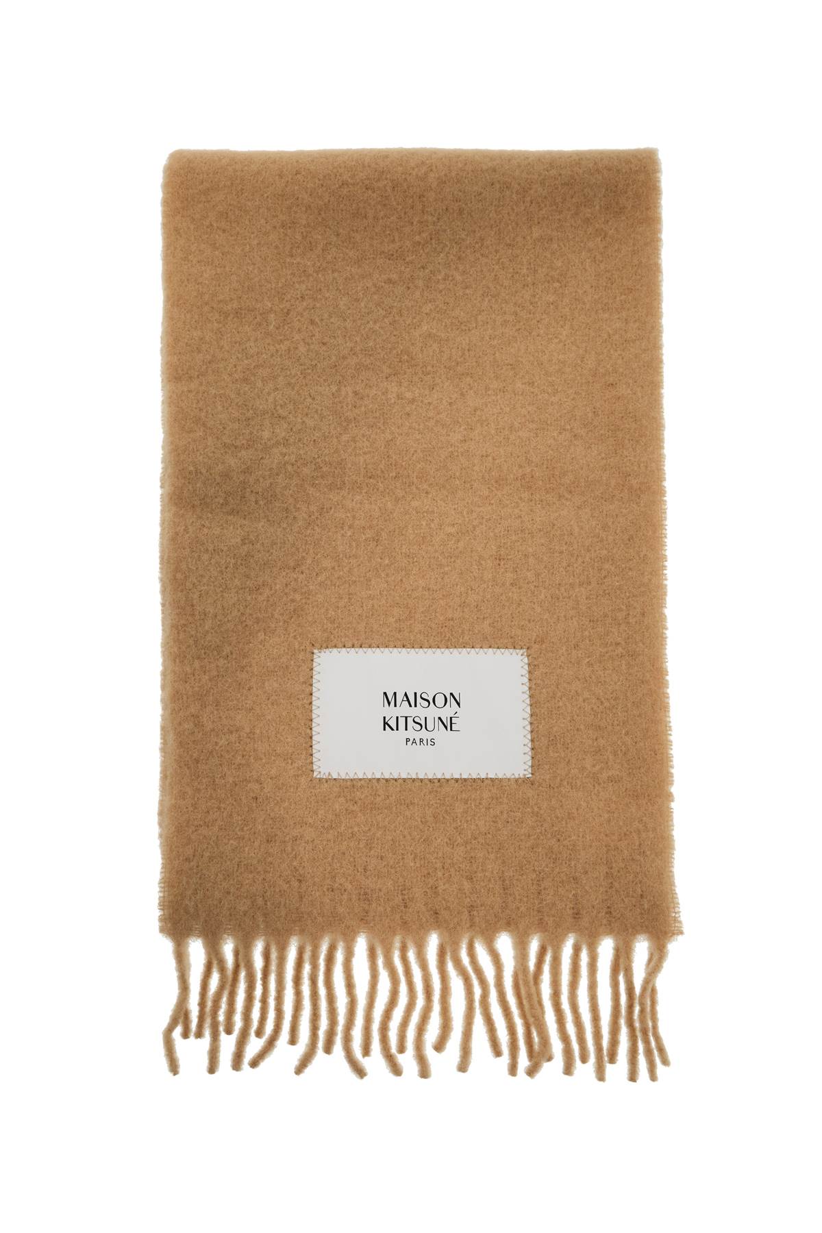 Alpaca Wool Scarf  - Beige