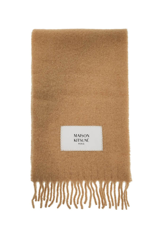 Alpaca Wool Scarf  - Beige