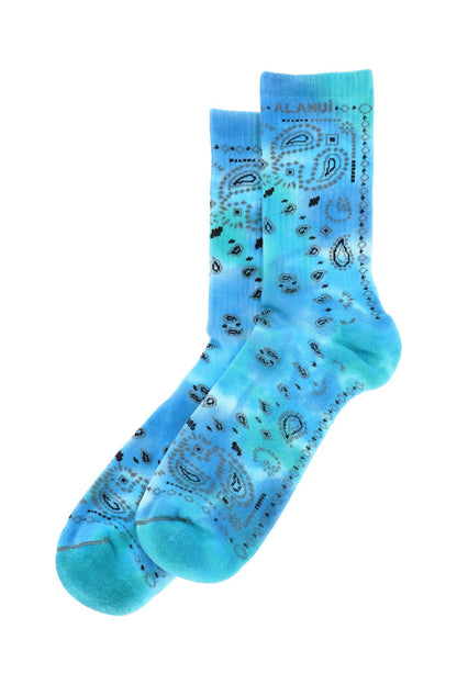 Bandana Print Socks  - Verde