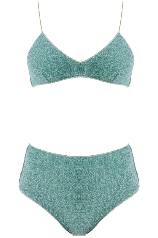 High-waisted Lumière Bikini Set  - Green