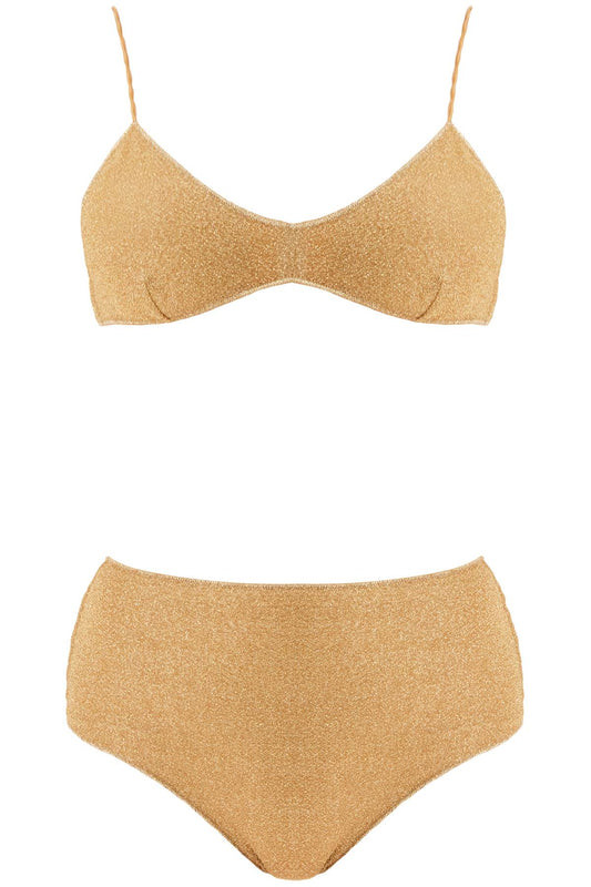 High-waisted Lumière Bikini Set  - Gold