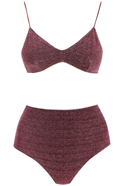 High-waisted Lumière Bikini Set  - Purple