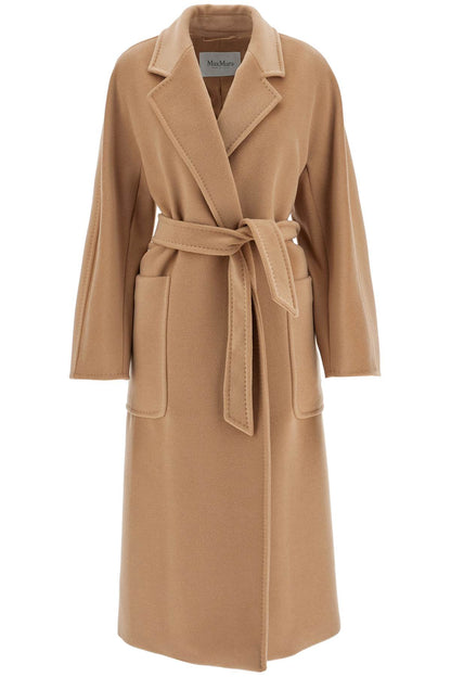 Locri Robe Coat With Wrap  - Beige