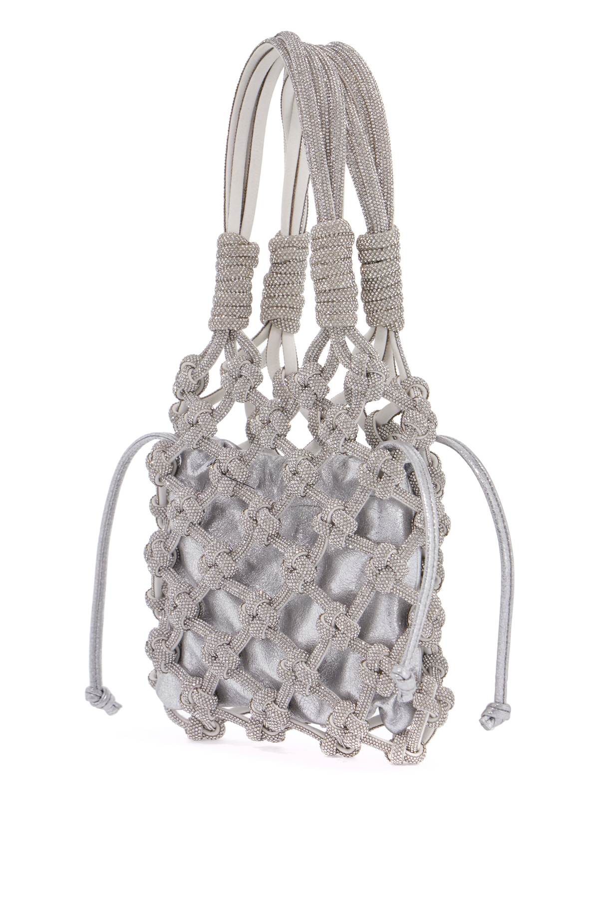 Lola Handbag Purse Tote  - Silver