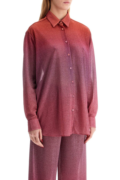 Oversized Lumiã¨re Shade Shirt  - Red