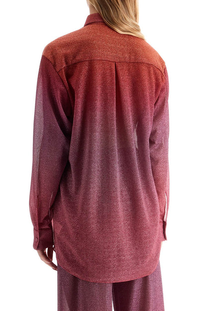 Oversized Lumiã¨re Shade Shirt  - Red