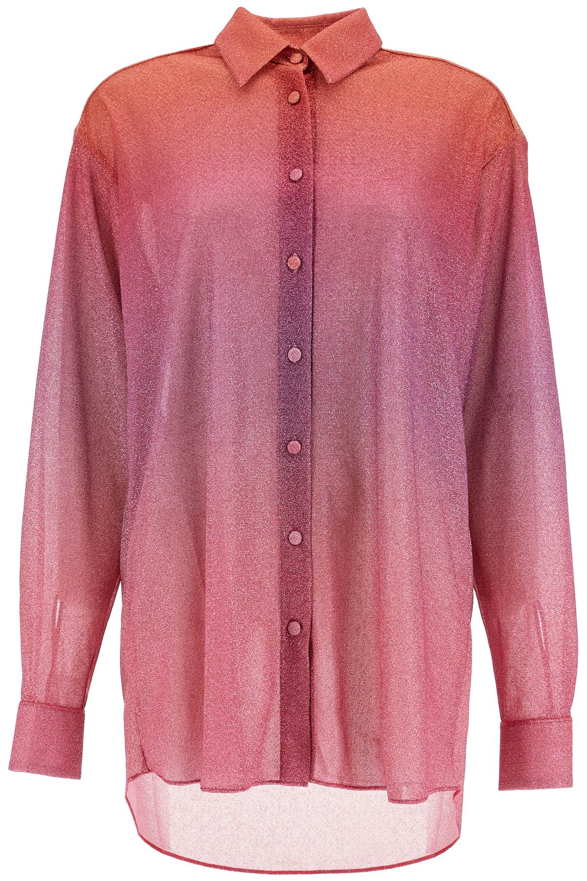 Oversized Lumiã¨re Shade Shirt  - Red