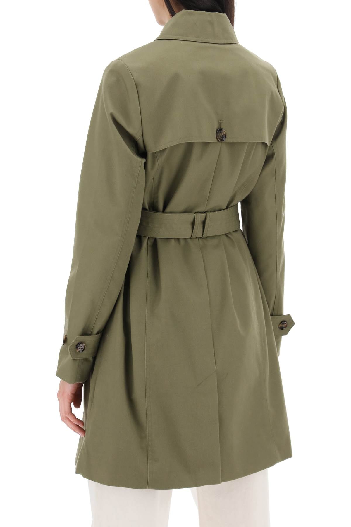 Double-breasted Trench Coat For  - Khaki