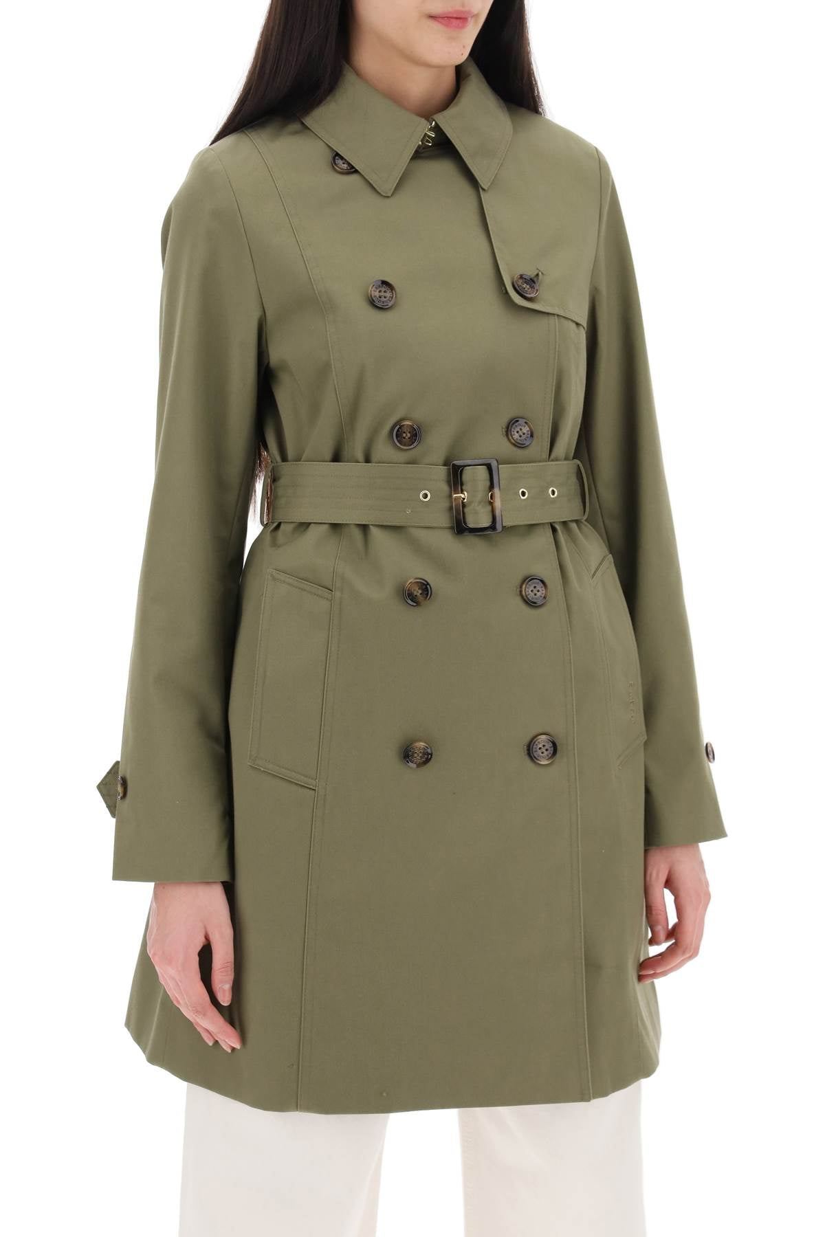 Double-breasted Trench Coat For  - Khaki