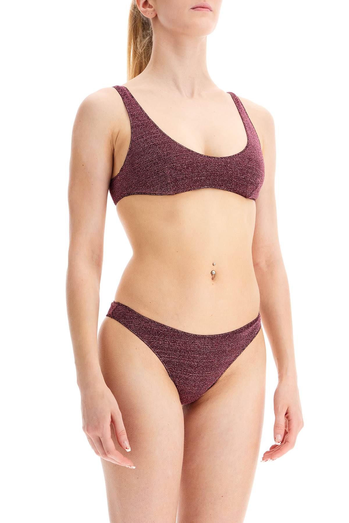 Bikini Set With Luminous  - Purple