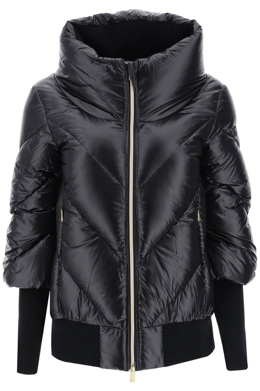 Tuyukke Cowl-neck Puffer Jacket  - Nero