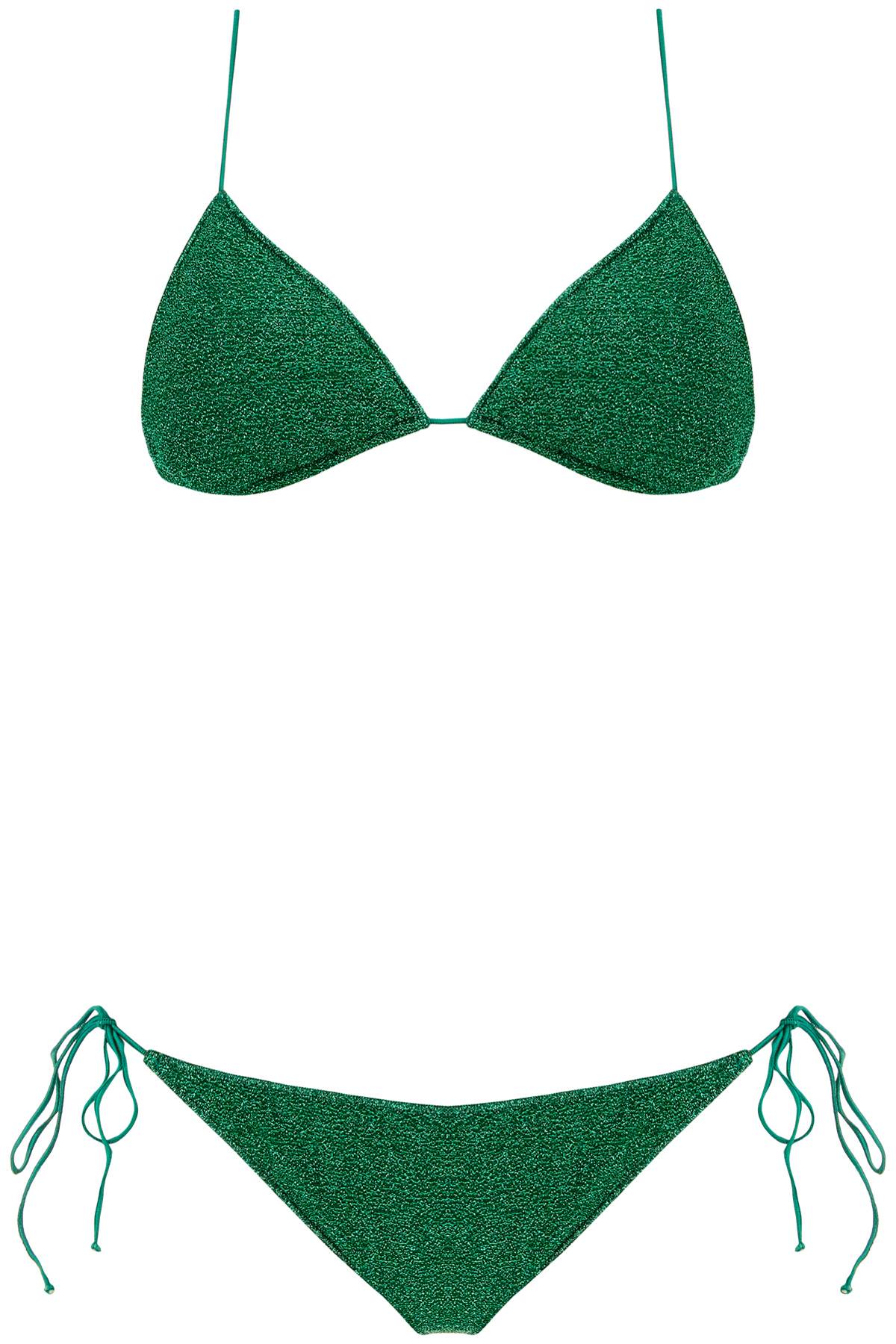 Lumière Triangle Bikini Set  - Green